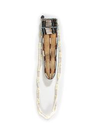 Athabaskan Pony Beaded Hide Neck Knife Sheath