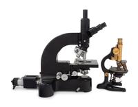 Two Ernst Leitz Microscopes