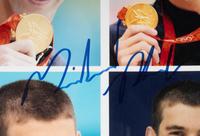 A Michael Phelps Signed Autograph Display (Beckett Authentication Services),
