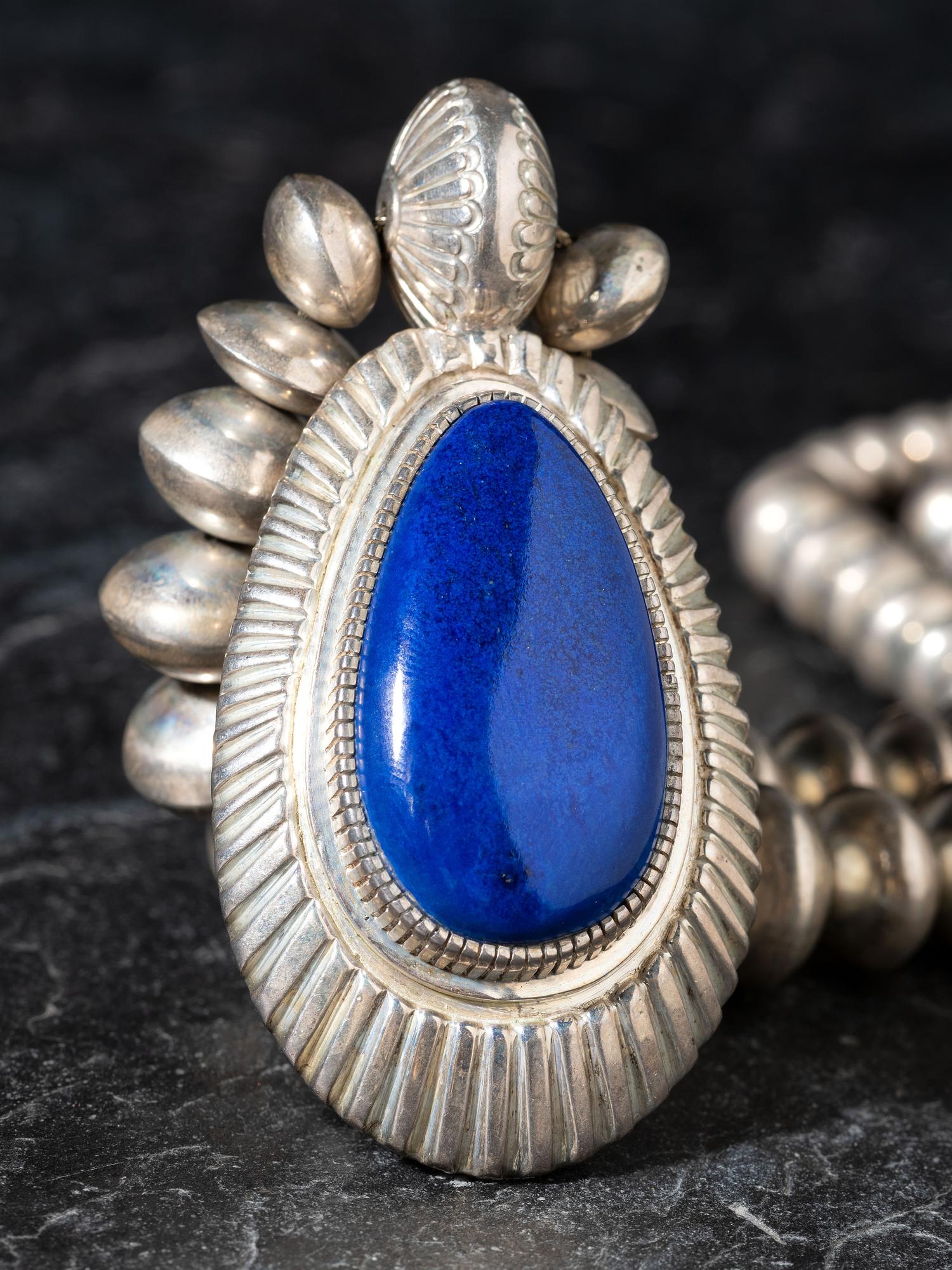 Lapis and Sterling Silver Necklace
