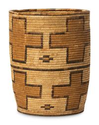 Tohono O'odham Polychrome Basket