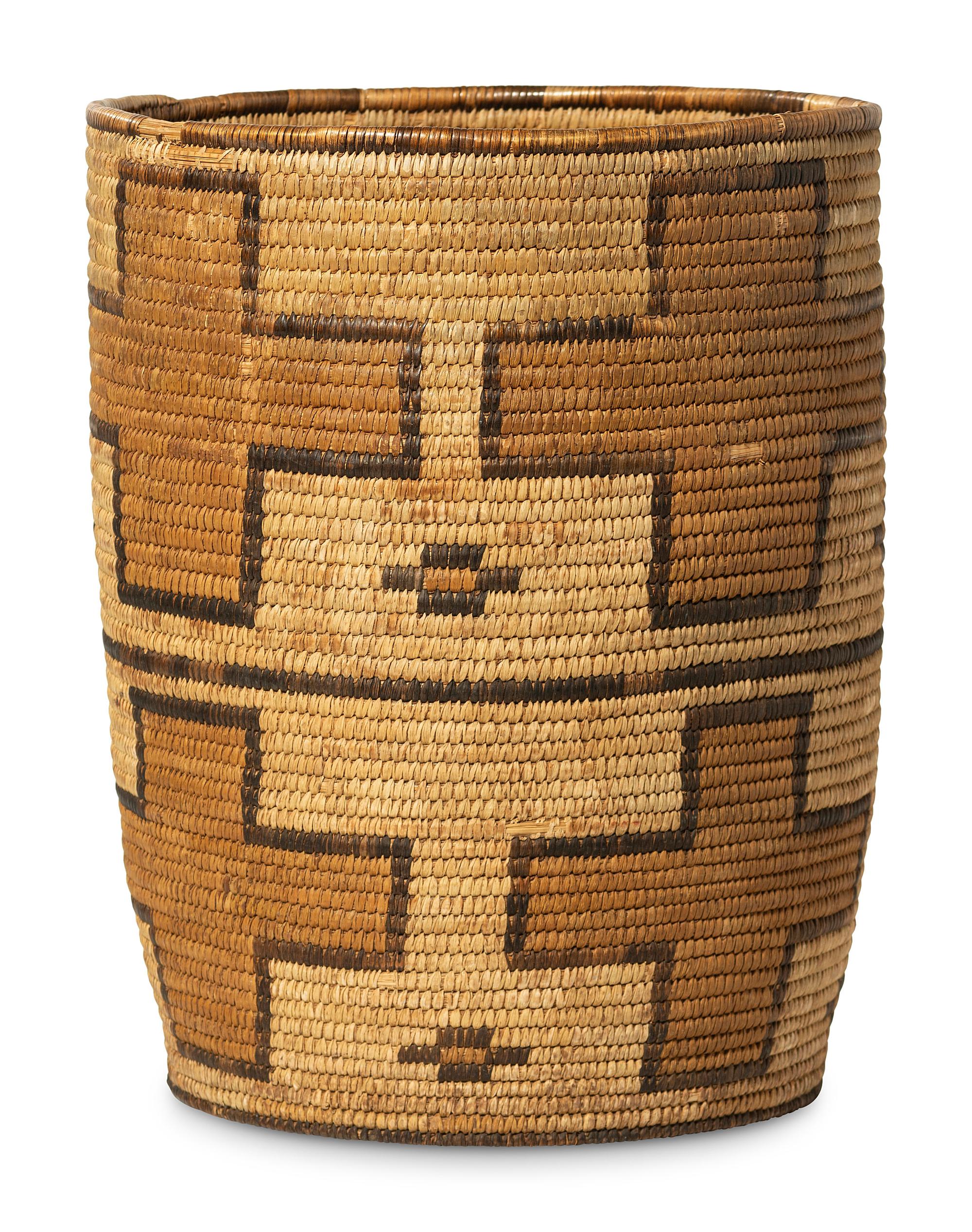 Tohono O'odham Polychrome Basket