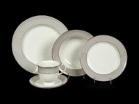 A Rosenthal Platinum Grail Porcelain Dinner Service