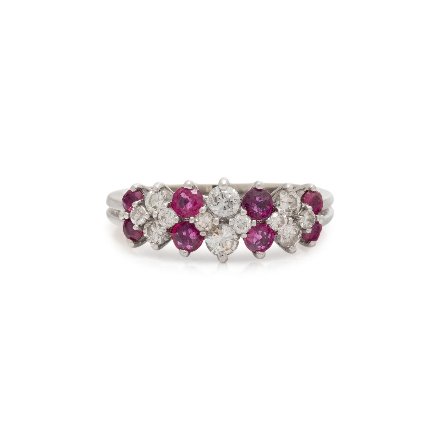 DIAMOND AND RUBY RING