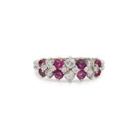 DIAMOND AND RUBY RING