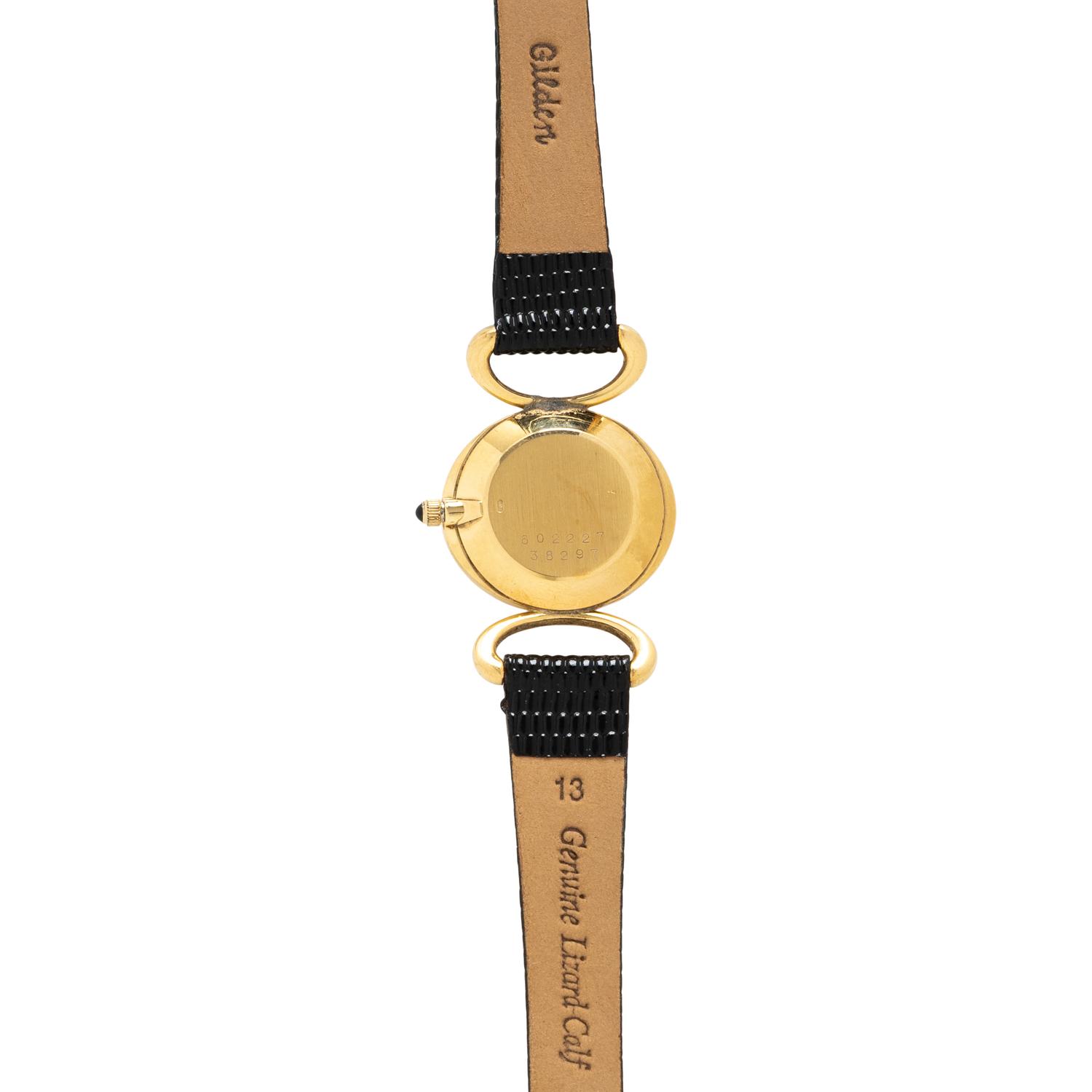 BAUME & MERCIER, YELLOW GOLD WATCH