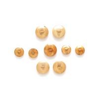 GUCCI, YELLOW GOLD BUTTON SET
