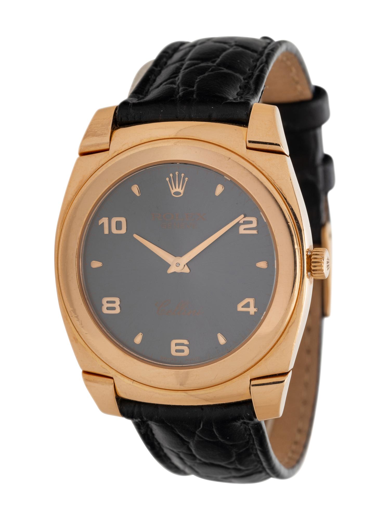 ROLEX, REF. 5330 18K ROSE GOLD 'CELLINI' WATCH
