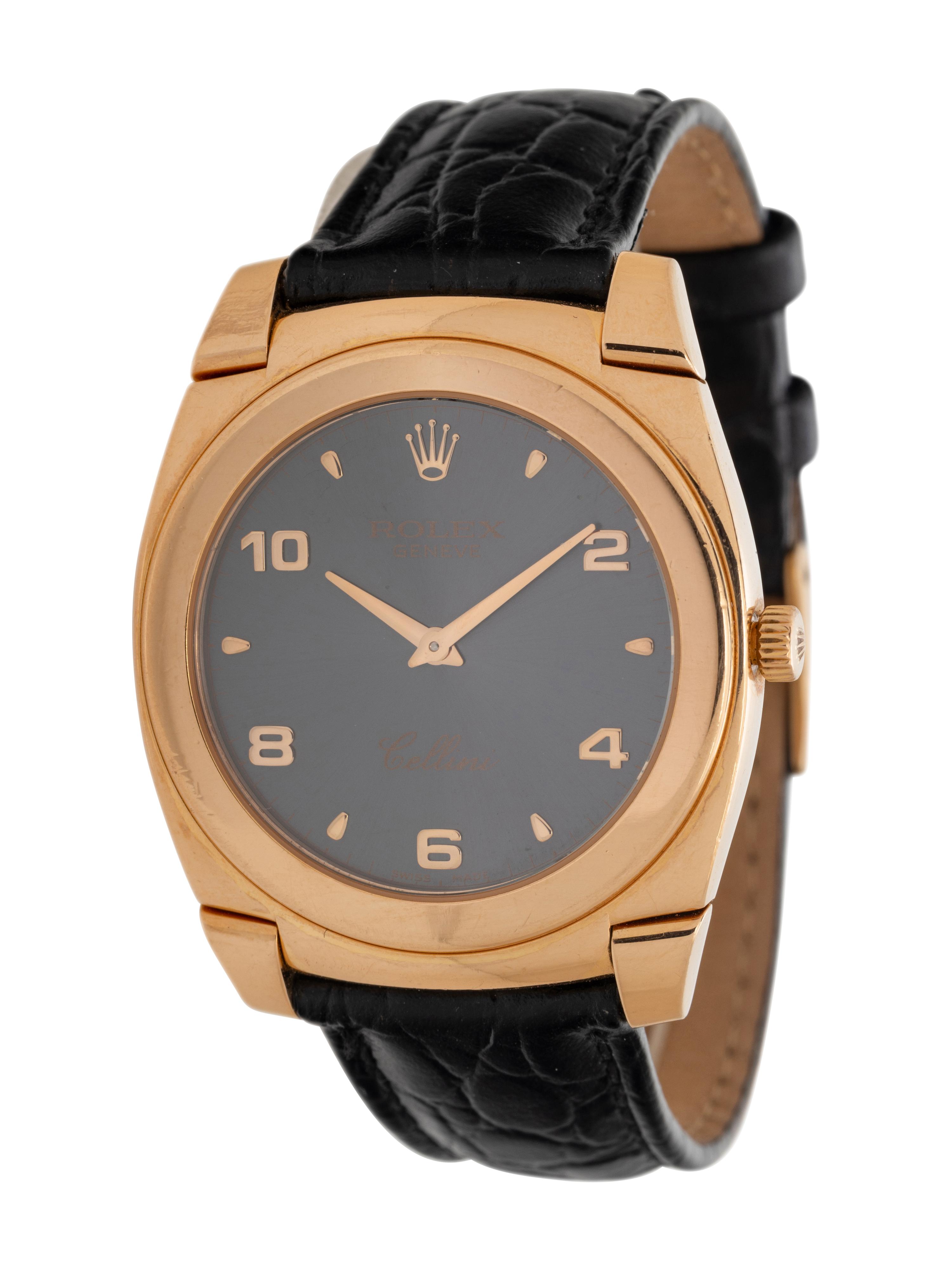 ROLEX, REF. 5330 18K ROSE GOLD 'CELLINI' WATCH