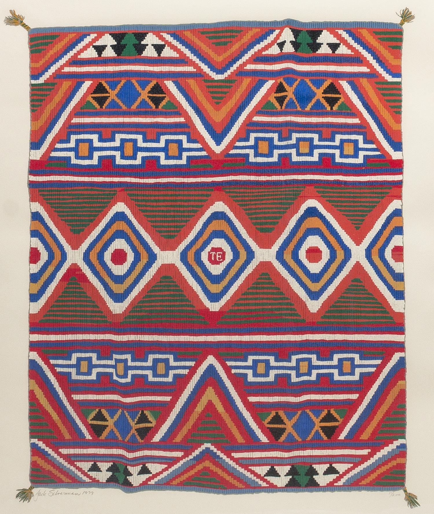 Jack Silverman, (American, b. 1940), Navajo Eyedazzler, Serape, 1979