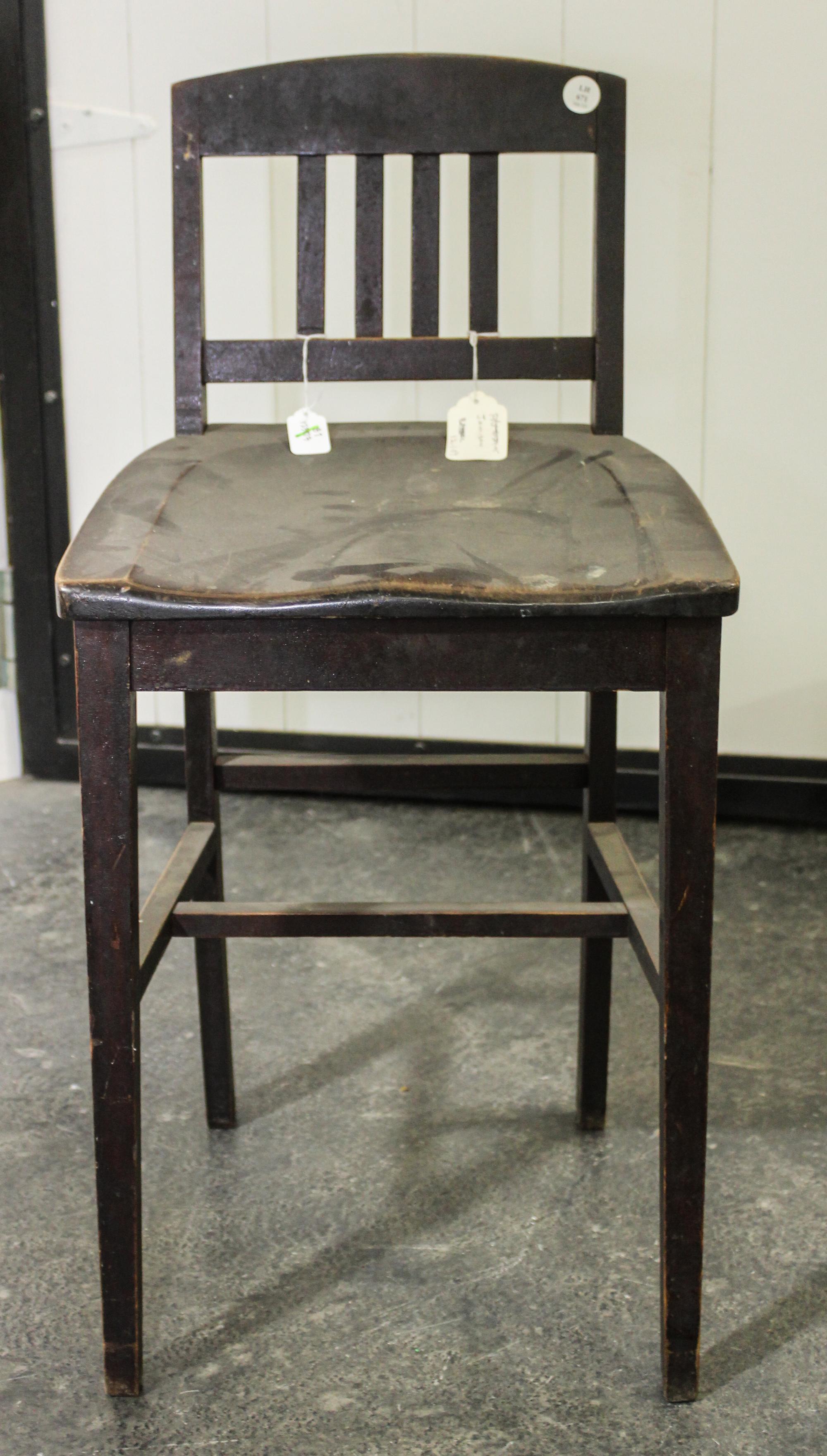 An American Painted Side Chair, Philadelphia. Height 33 1/4 inches.