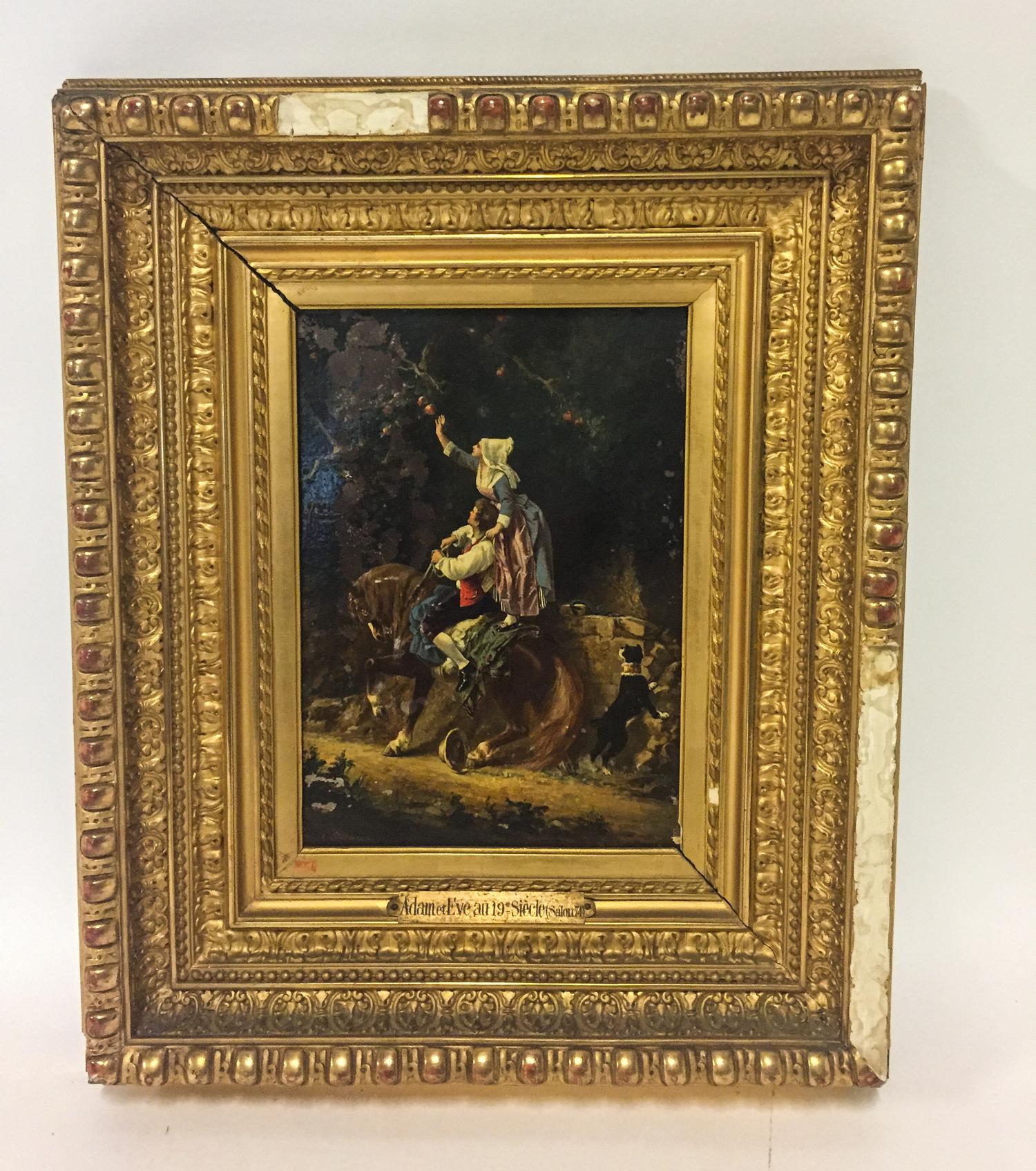 Artist Unknown, (19th/20th century), Adam et Eve au 19 Siecle (Salon 74)