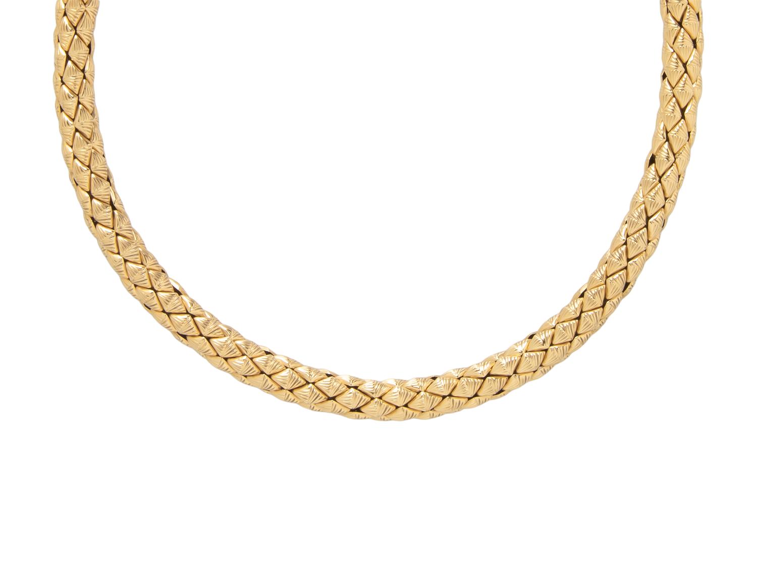 CHIMENTO, YELLOW GOLD NECKLACE