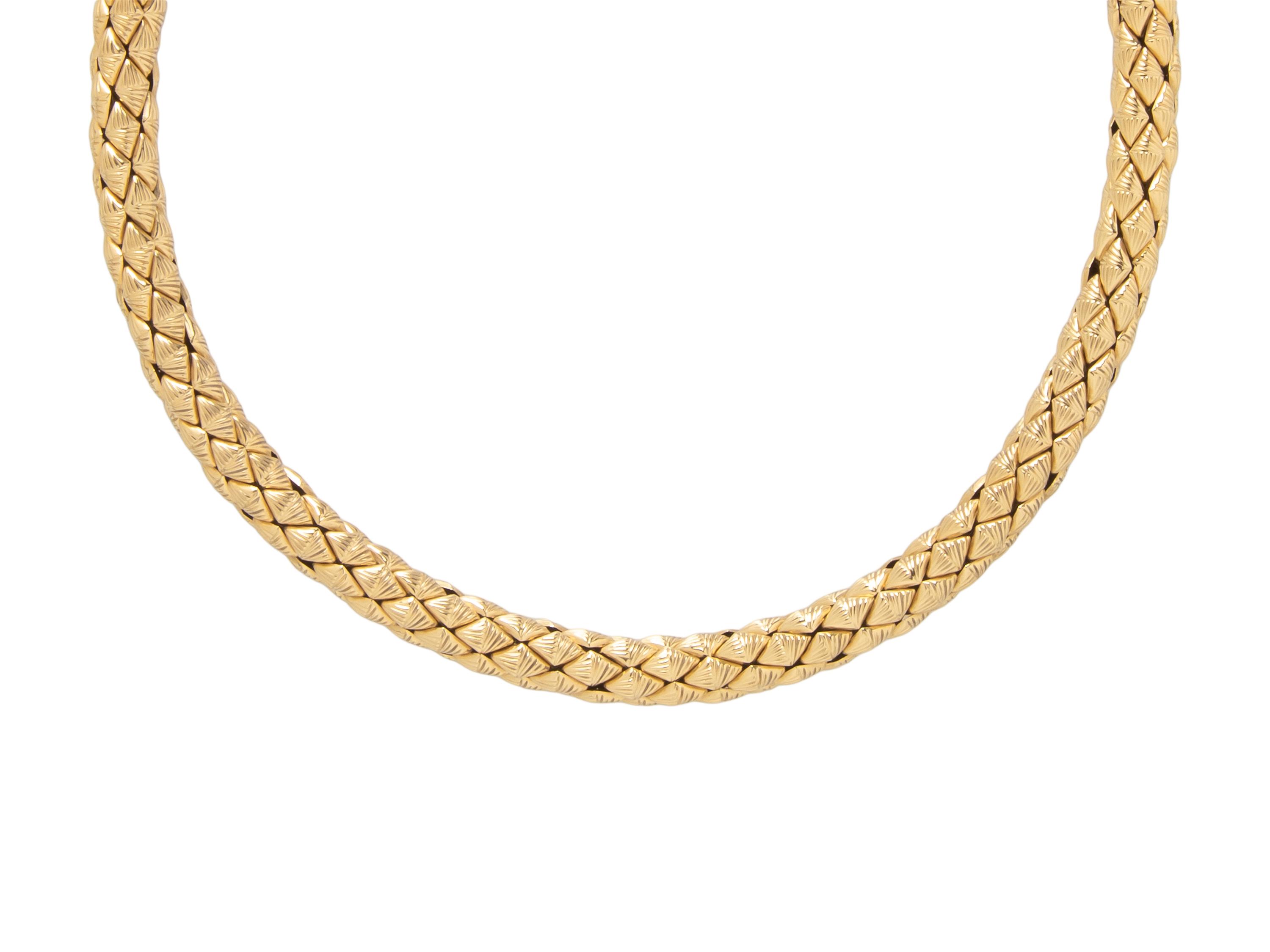 CHIMENTO, YELLOW GOLD NECKLACE