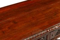 A French Renaissance Revival Walnut Library Table