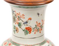 A Chinese Famille Verte Porcelain Vase