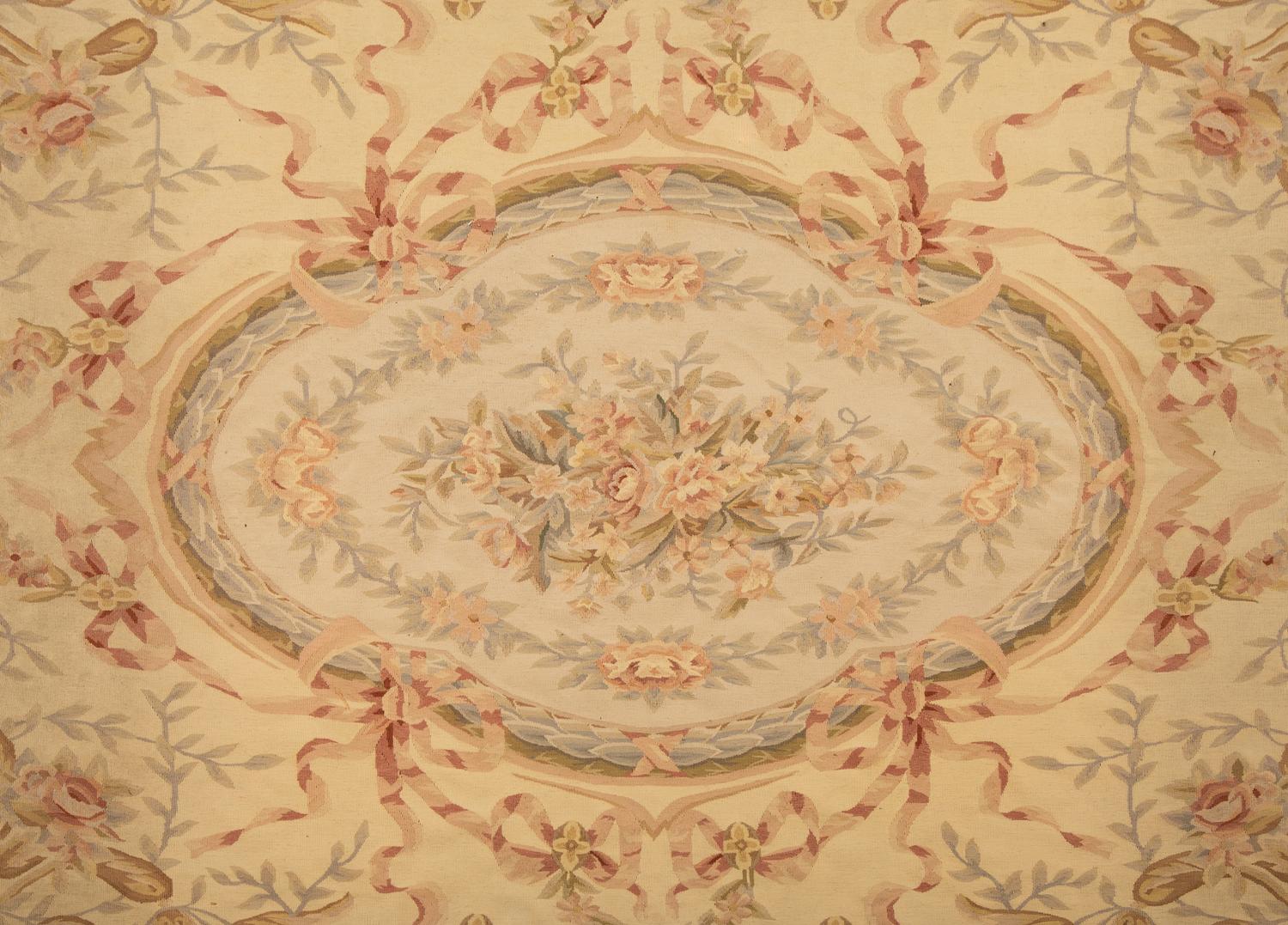 An Aubusson Style Wool Rug