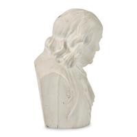 A Small Parianware Bust of Benjamin Franklin