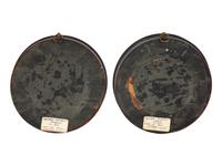 A Pair of Sevres Blue Jasper Porcelain Portrait Roundels — FRANCE, 19TH CENTURY