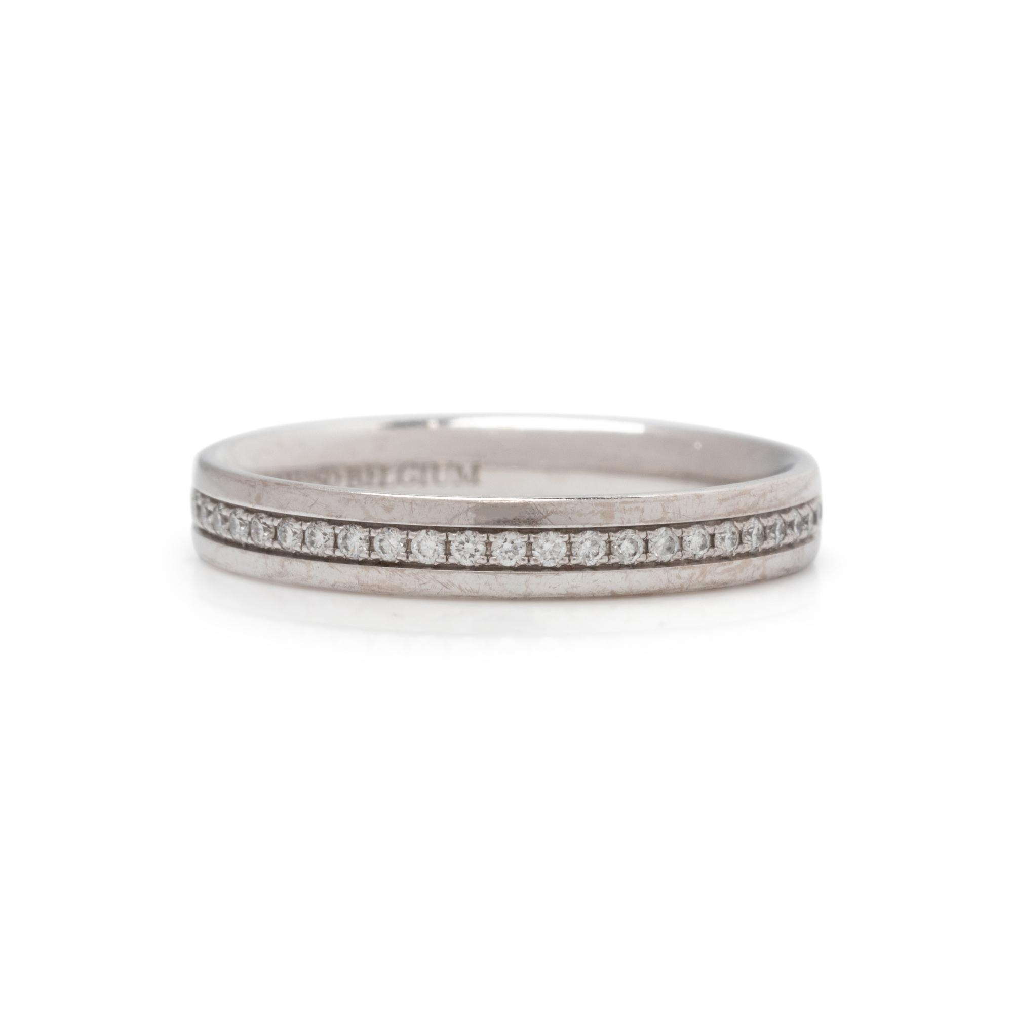 TIFFANY & CO., WHITE GOLD AND DIAMOND ETERNITY BAND