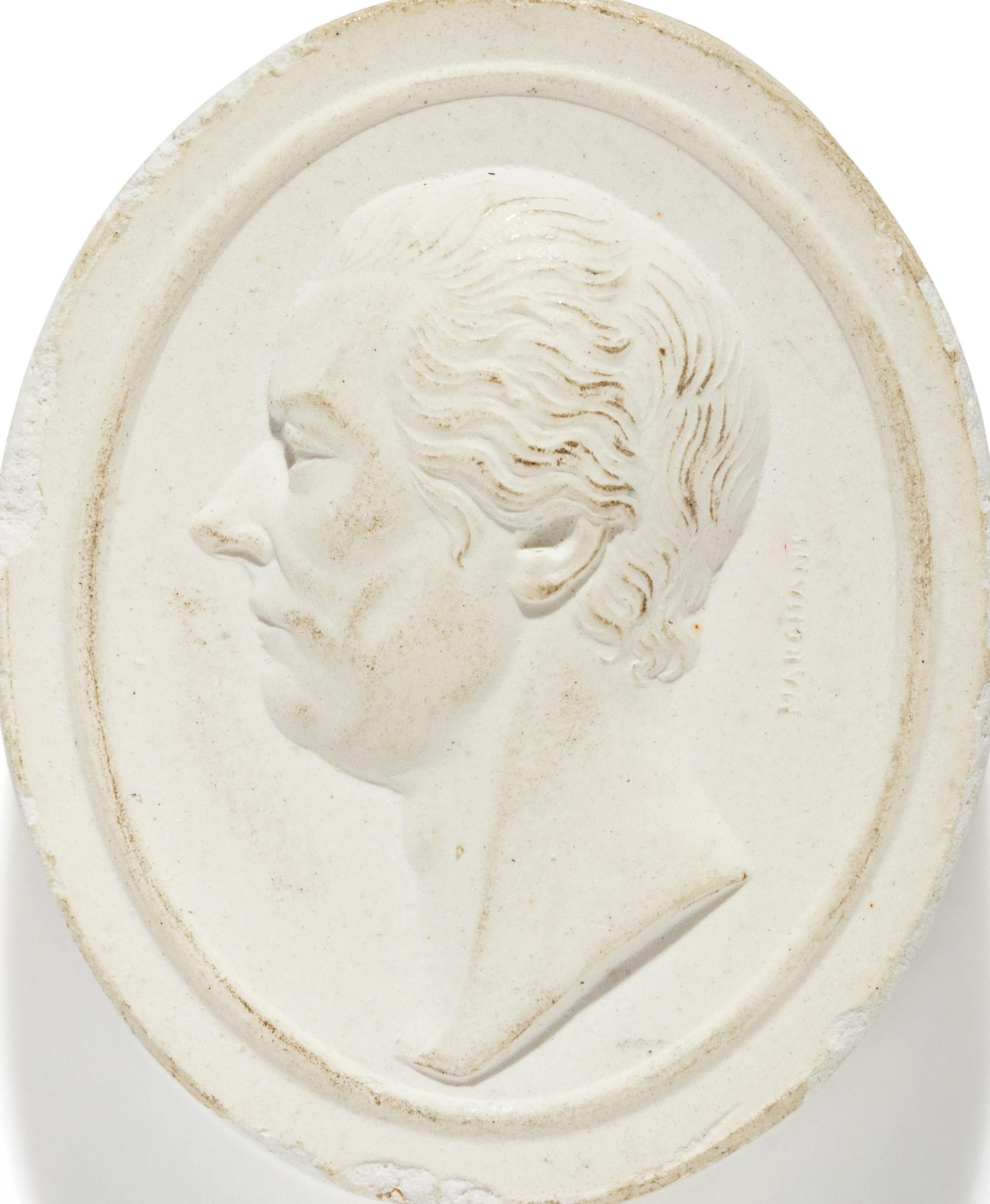 A Neoclassical Glass Paste Intaglio of William Pitt the Elder, 1st Earl of Chatham