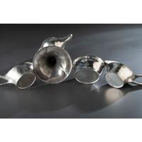 Four Kayserzinn Jugendstil Pewter Wares