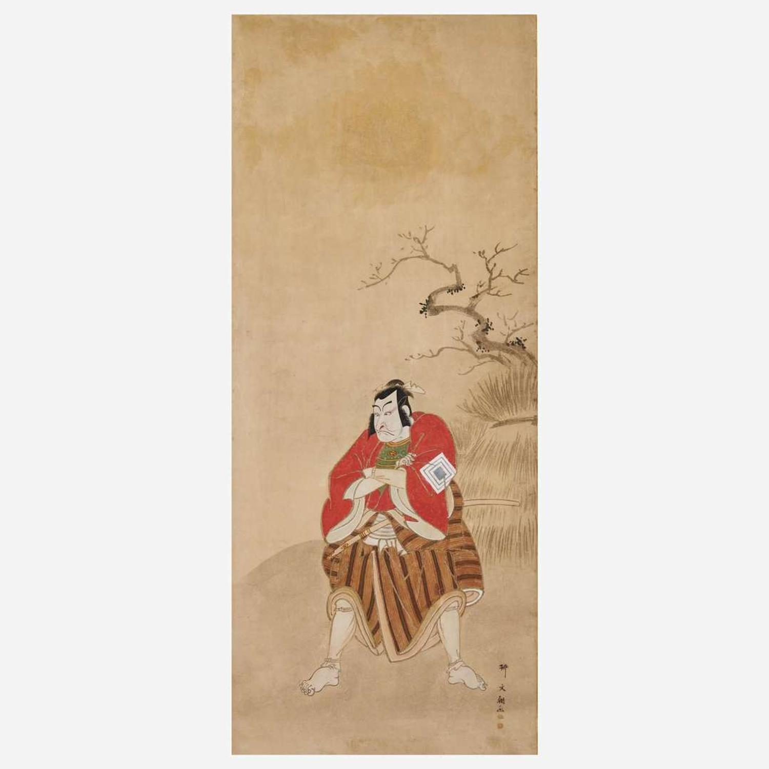 Yanagi Buncho 日本六开屏风 (Japanese b.1764-d.1801)