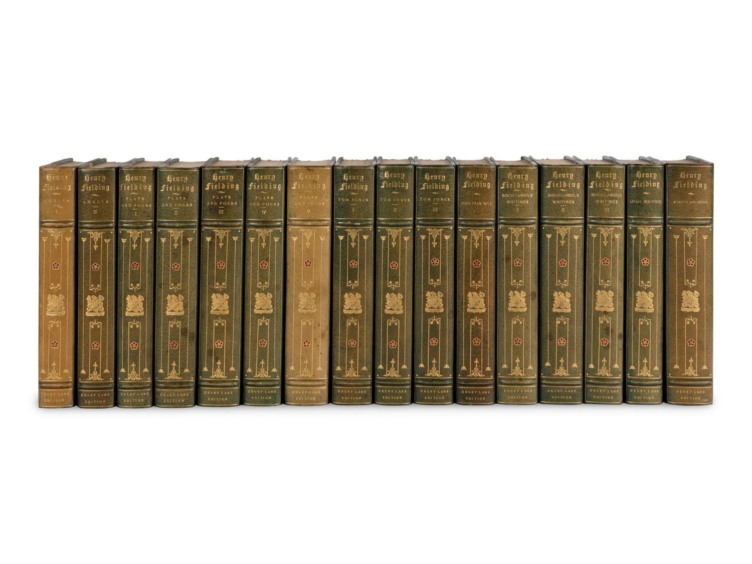 [BINDINGS]. FIELDING, Henry (1707-1754). Works. New York: Croscup & Sterling Company, 1902.