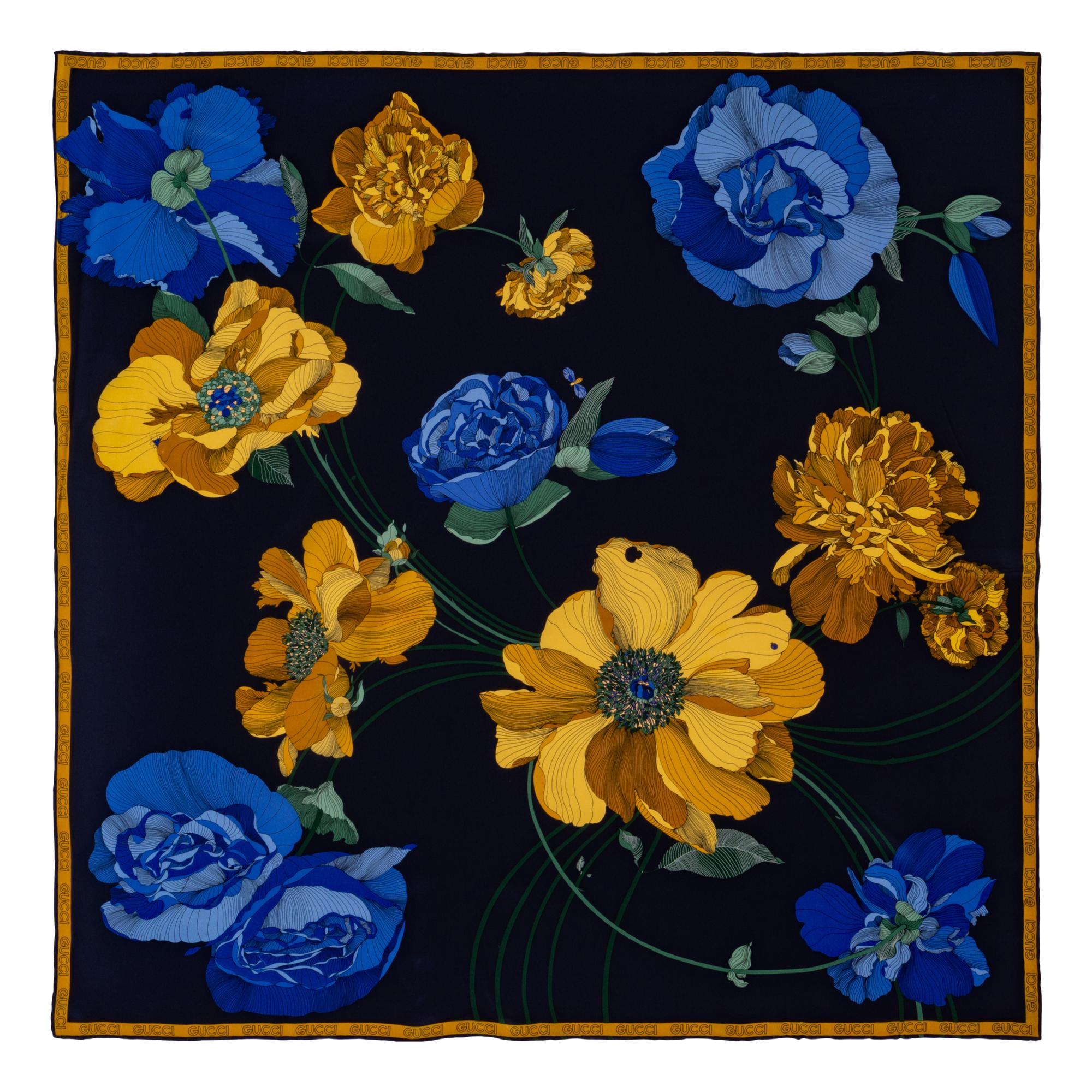 Four Gucci Scarves