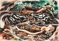 Vance Kirkland, (American, 1904-1981), Two Scents in the Wilderness