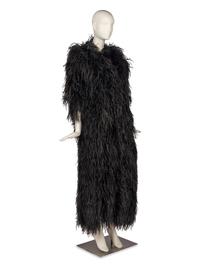 Black Ostrich Feather Jacket