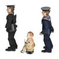 Three German Tin Windup Figural Toys