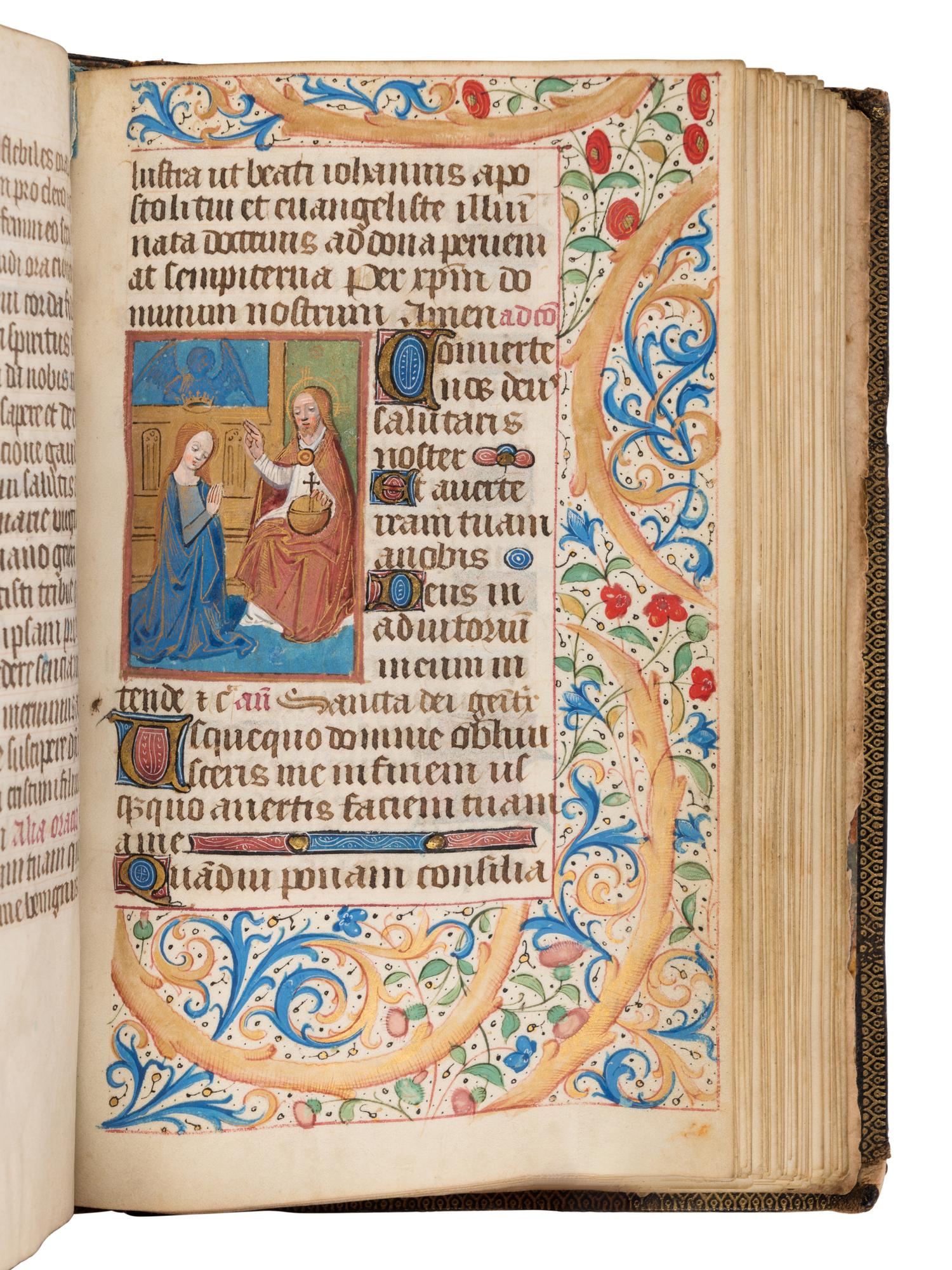 MASTER OF JEANNE HERVEZ (active Paris, c. 1480-1500) Book of Hours (use of Paris), in Latin and French, illuminated manuscript on parchment [Paris, c. 1490-1500]