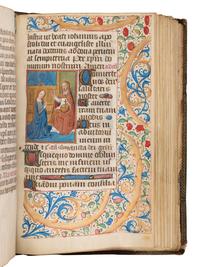 MASTER OF JEANNE HERVEZ (active Paris, c. 1480-1500) Book of Hours (use of Paris), in Latin and French, illuminated manuscript on parchment [Paris, c. 1490-1500]