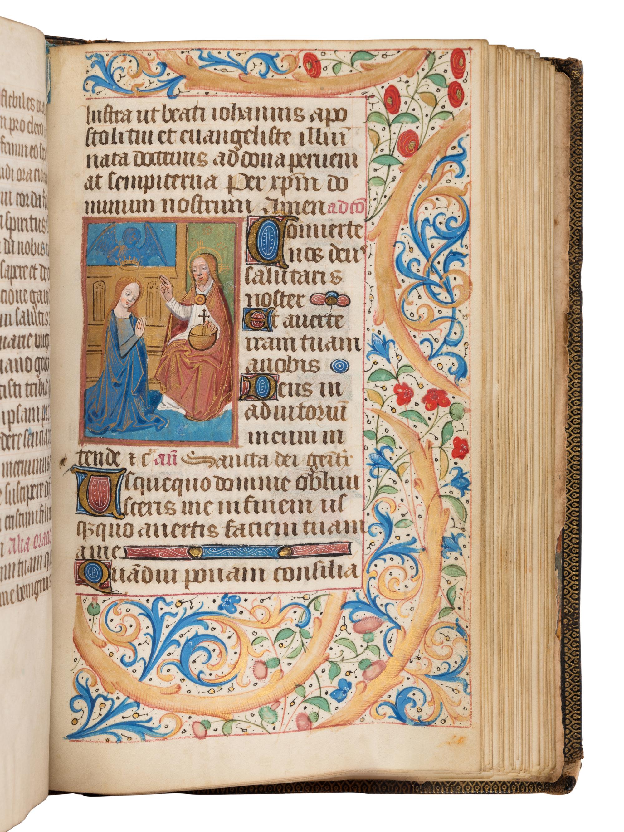 MASTER OF JEANNE HERVEZ (active Paris, c. 1480-1500) Book of Hours (use of Paris), in Latin and French, illuminated manuscript on parchment [Paris, c. 1490-1500]