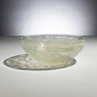 René Lalique (French, 1860–1945) — Chiens Bowl, model no. 3214 , designed 1921