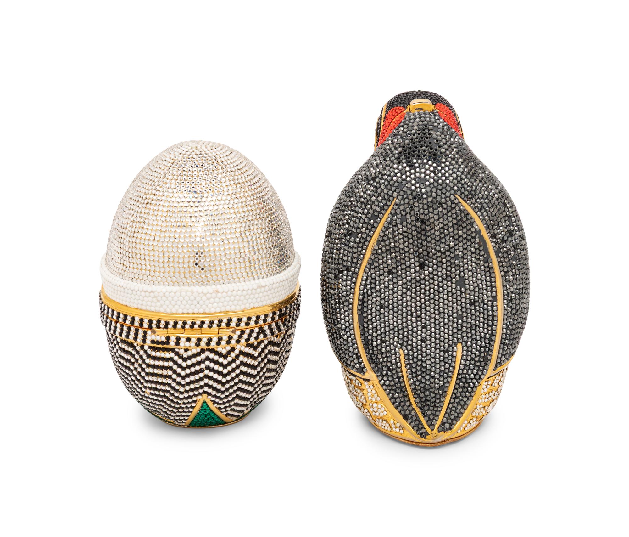 Judith Leiber, Humpty Dumpty & Penguin Miniaudière