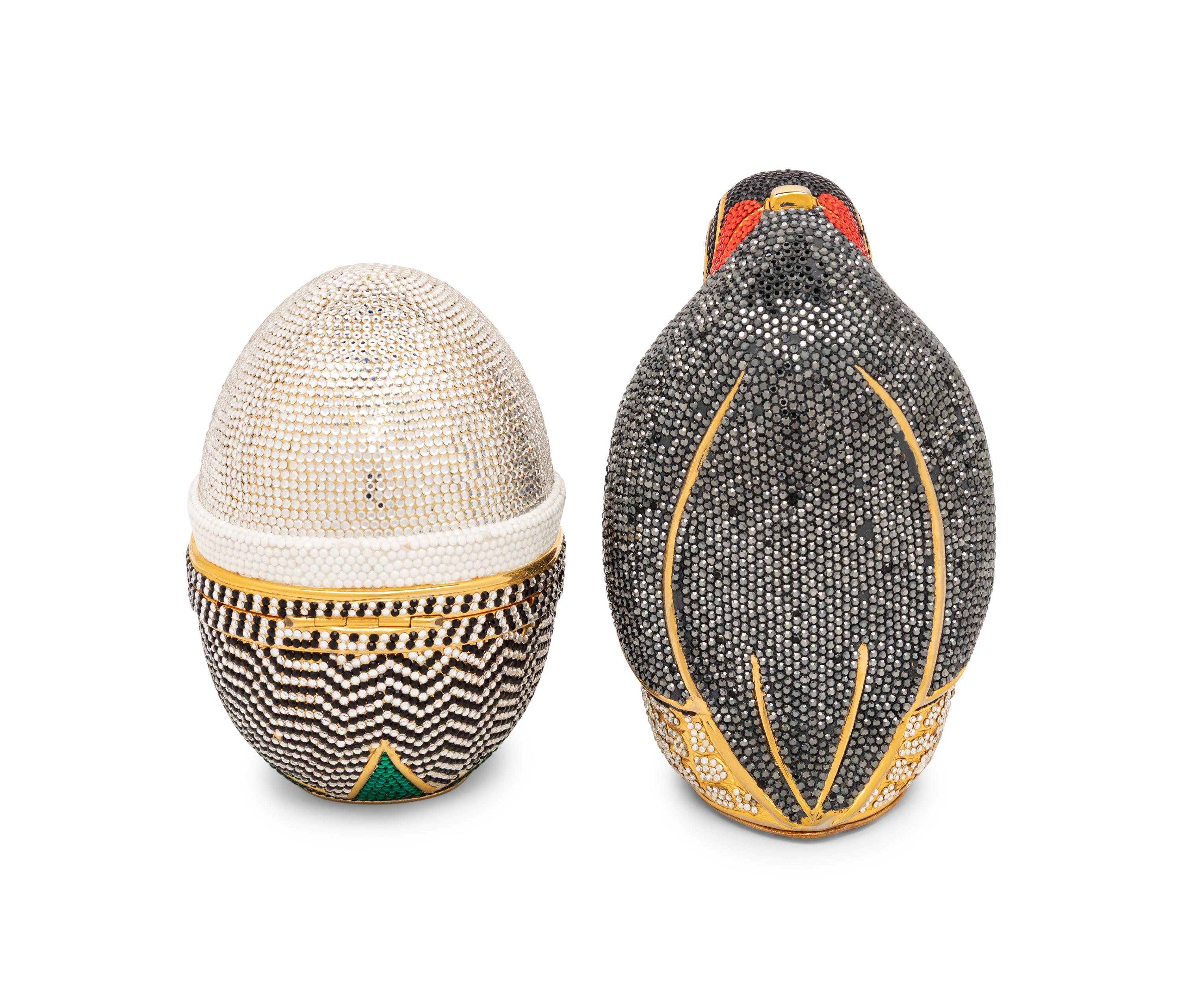 Judith Leiber, Humpty Dumpty & Penguin Miniaudière