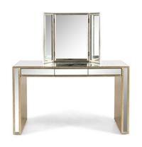 A Mirrored Glass Dressing Table