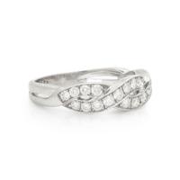 OSCAR HEYMAN & BROTHERS, PLATINUM AND DIAMOND RING