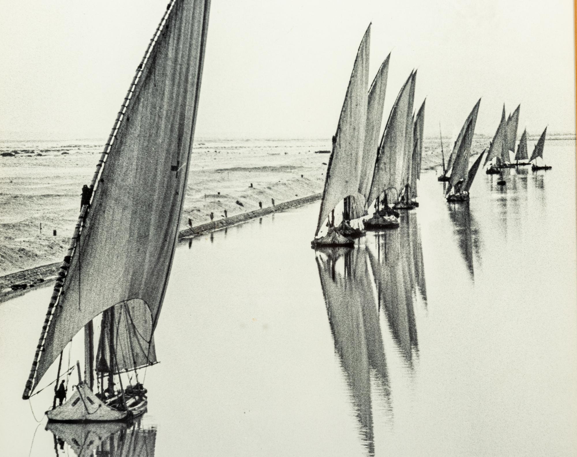 Alfred Eisenstaedt (1898-1995) Egyptian Fishing Boats on the Suez Canal, near Port Said, 1935