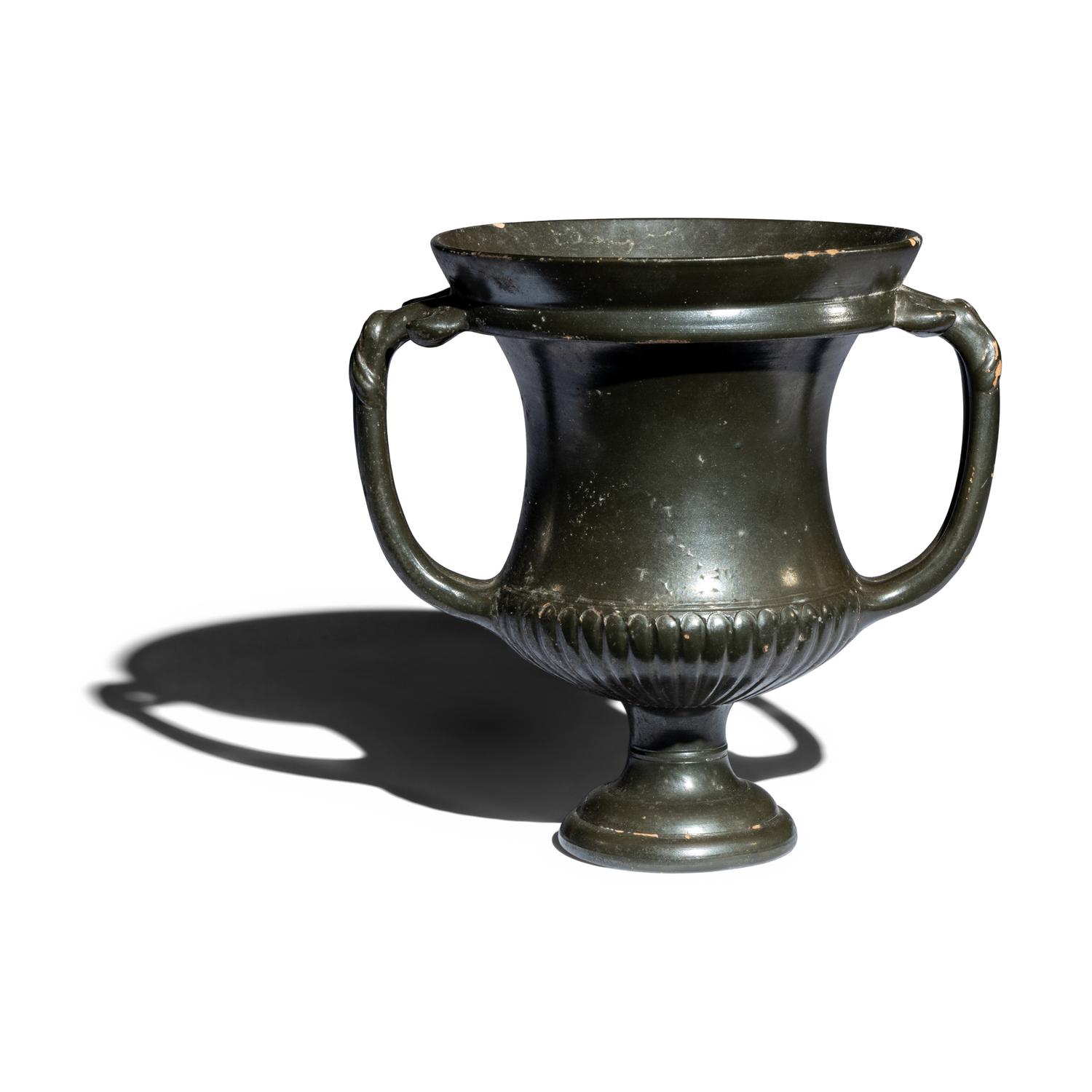 An Etruscan Malacena-Ware Kantharos