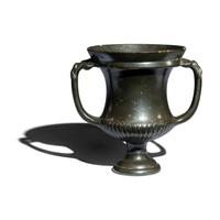 An Etruscan Malacena-Ware Kantharos