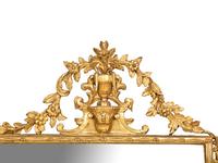 A Louis XVI Style Giltwood Overmantel Mirror