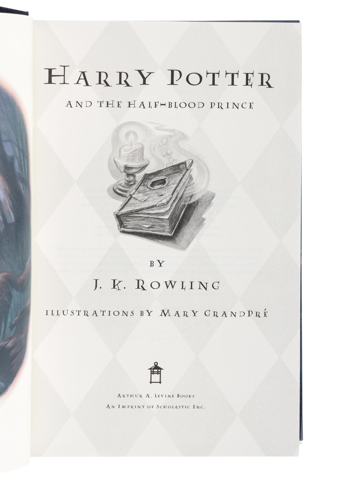 ROWLING, J.K. (b. 1965). A group of 6 works from Rowling’s Harry Potter series, ALL FIRST AMERICAN COLLECTOR’S OR FIRST AMERICAN DELUX EDITIONS, comprising: