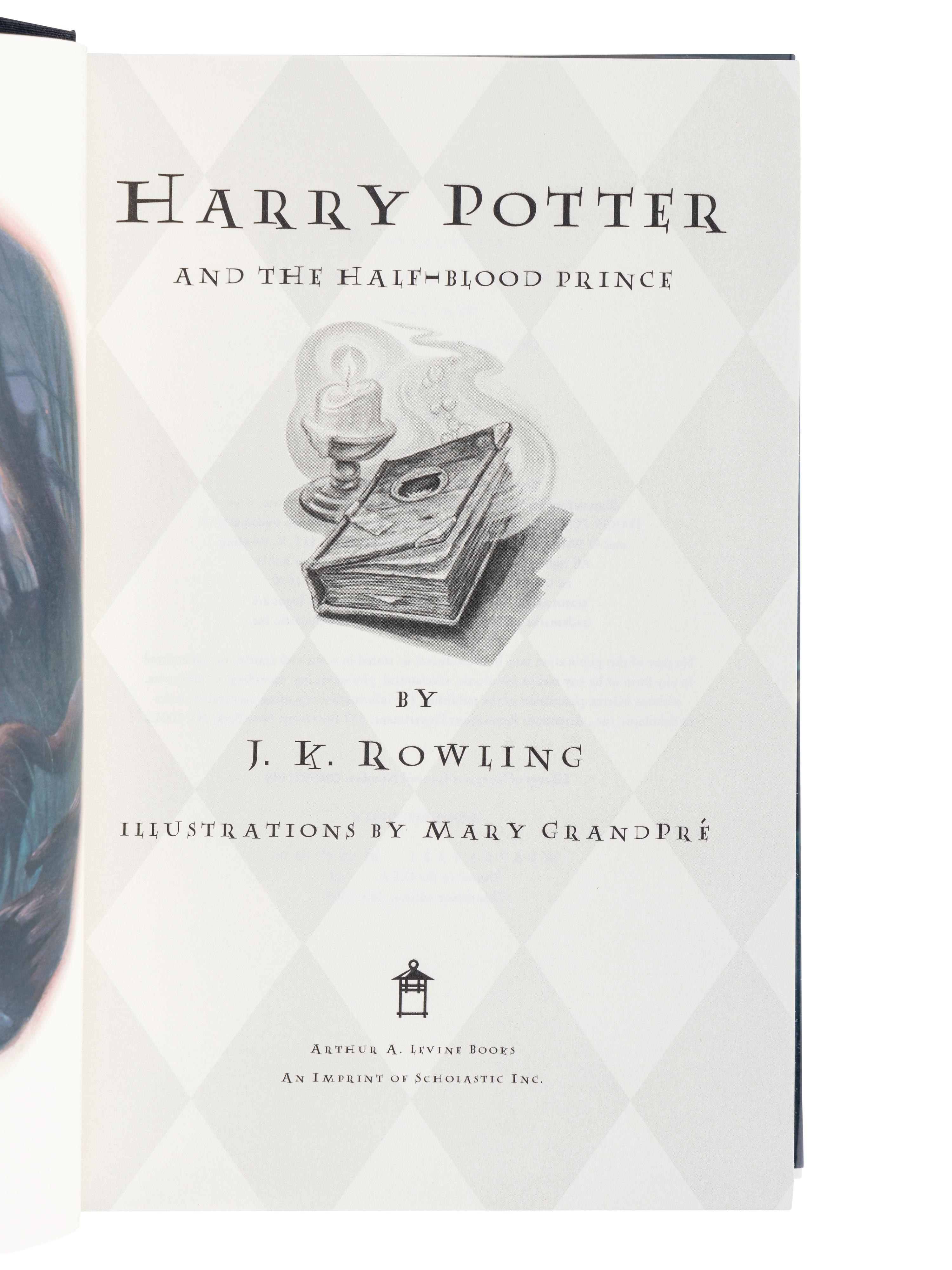 ROWLING, J.K. (b. 1965). A group of 6 works from Rowling’s Harry Potter series, ALL FIRST AMERICAN COLLECTOR’S OR FIRST AMERICAN DELUX EDITIONS, comprising: