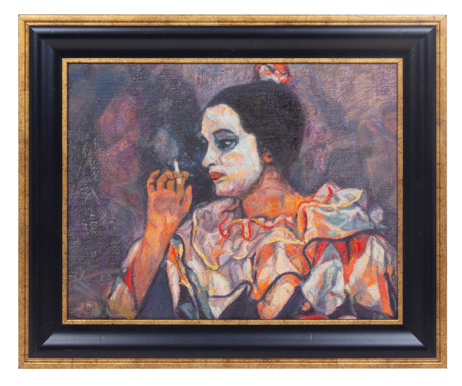 Russian School (Mid 20th century) Portrait of a Clowness…