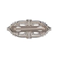 DIAMOND DOUBLE CLIP/BROOCH