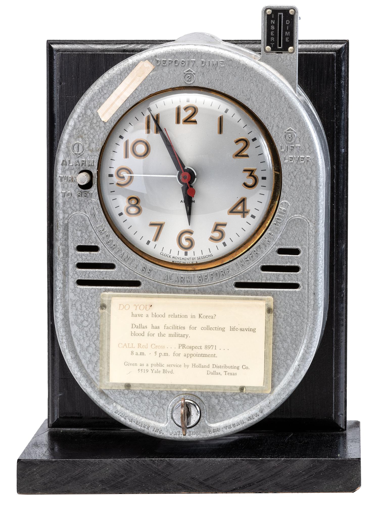 A Dime-A-Wake Ten Cent Electric Alarm Clock