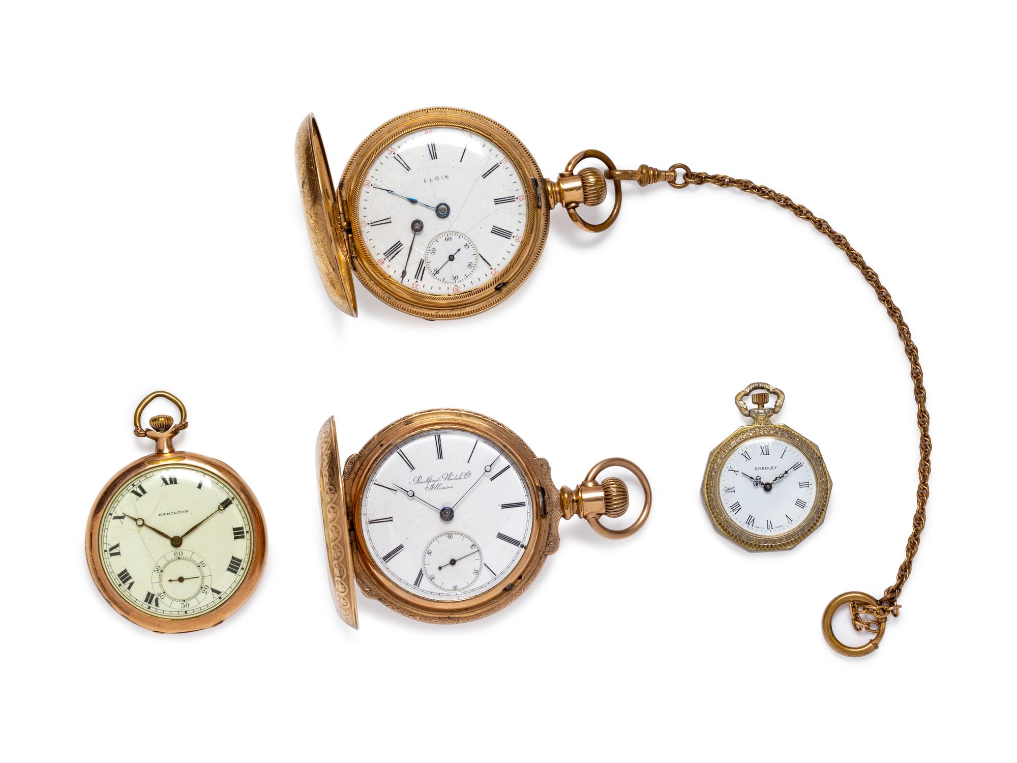 A Collection of Pocket Watches,